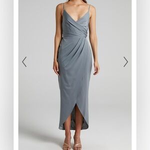 Showpo How will i know Plunge wrap Dress